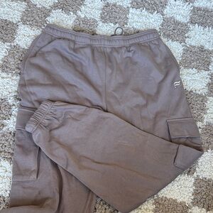 Fabletics Brown Jogger Pants